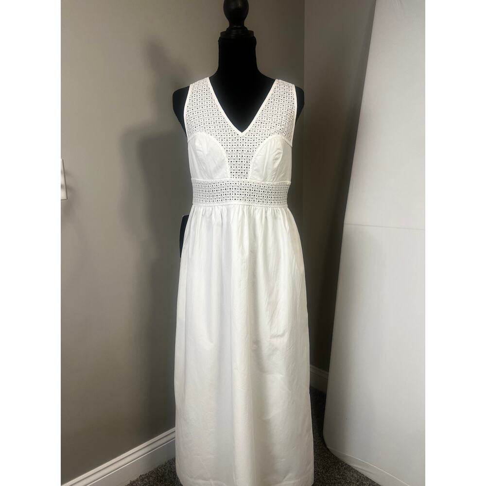 Tuckernuck eyelet top feminine dress women's size S